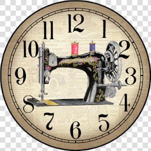 Sewing Machine Wall Clocks  HD Png Download