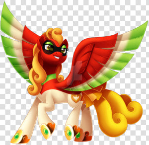 Centchi  Colored Wings  Female  Ho Oh  Mare  Multicolored   Pokepony 9  HD Png Download