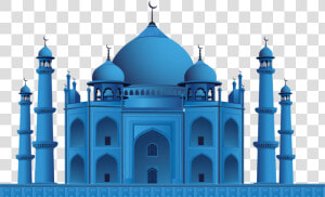 Tile Vector Mosque   Taj Mahal  HD Png Download