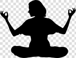 Yoga  Woman  Girl  Mind  Peace  Harmony  Calm   Meditation Silhouette  HD Png Download