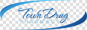 Town Drug Pharmacy   Calligraphy  HD Png Download