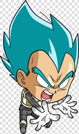 Vegeta Et Bulma  Goku  Dragon Ball Z  Exorciste Bleu    Goku Super Saiyan Chibi  HD Png Download