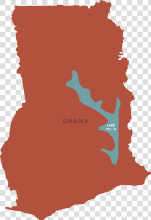 Climate Map Of Ghana   Ghana Map Vector  HD Png Download