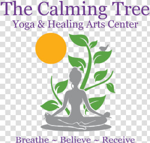 The Calming Tree Logo   Tree Yoga Logo  HD Png Download