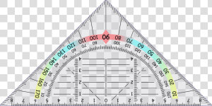 Triangle Protractor Transparent  HD Png Download