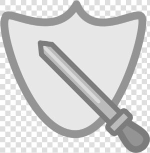 Line angle symbol   Sword Shield Bow Clipart  HD Png Download