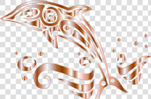 Ear organ text   Drawing Of Dolphin Creative  HD Png Download