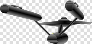 Star  Trek  Enterprise  Original  Cartoon  Drawing   Star Trek Original Series Enterprise Rear View  HD Png Download