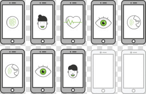 Transparent Biometric Png   Cartoon  Png Download
