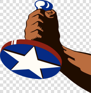Hand With Star Stamp Vector Clipart Image   Stamp Out The Axis Propaganda Poster  HD Png Download