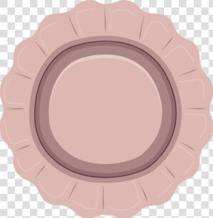 Free Online Plates Cutlery   Circle  HD Png Download