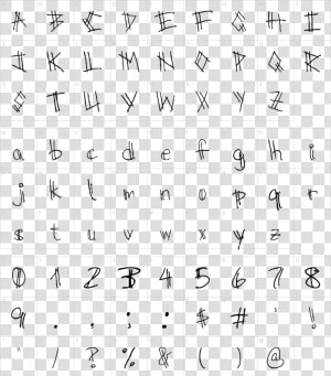 Scratched Font  HD Png Download