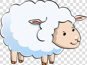 Lamb  Sheep  Cute  Animal  Funny  Character  Cartoon   Lamb Clipart Transparent Background Free  HD Png Download
