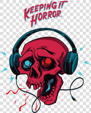 Skull Color Logotype Png   Horror Logo  Transparent Png