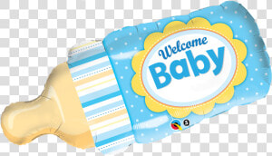 Welcome Baby Boy Balloon   Png Download   Welcome Baby Boy Bottle Foil Balloon  Transparent Png