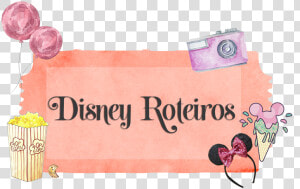 Disney Roteiros Logotipo   Illustration  HD Png Download
