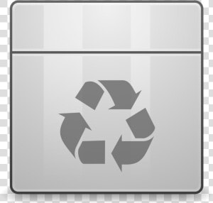 Places User Trash Icon   Recycling Symbol  HD Png Download