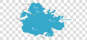Antigua Map Black  HD Png Download