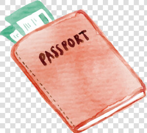 Passport Clipart Airline Ticket  Passport Airline Ticket   Passport Watercolor Png  Transparent Png