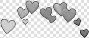  freetoedit  crown  emoji  greyaesthetic  grey  aesthetic   Green Hearts Crown  HD Png Download