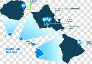 Hawaiian Islands  HD Png Download