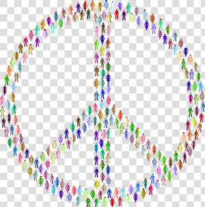 Prismatic People For Peace Mark Ii 5 Clip Arts   Art Drawing Symbols Of Love  HD Png Download