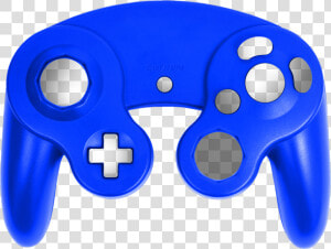 Gamecube Controller Png Art   Gamecube Controller Shell Blue  Transparent Png