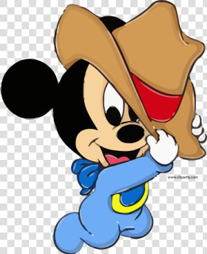 Mickey Mouse Hat Png   Baby Mickey Mouse Cowboy  Transparent Png