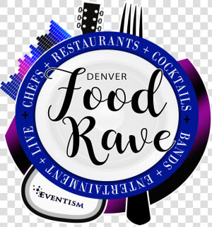 Denver Food Rave Logo   Circle  HD Png Download