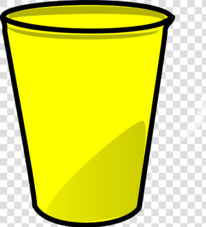 Yellow Cup Clip Art At Clker   Cup Clipart  HD Png Download