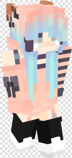 Girl Minecraft Skin Bnha  HD Png Download