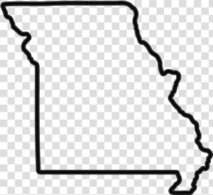 Missouri Outline Rubber Stamp   Missouri Clipart  HD Png Download