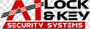 A1 Lock  amp  Key Security Systems  HD Png Download
