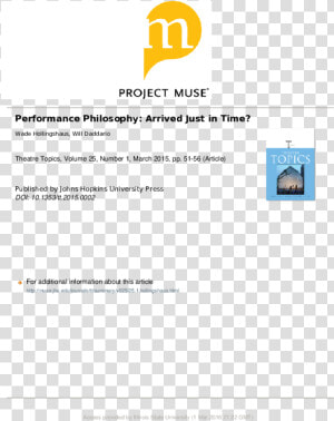 Project Muse  HD Png Download