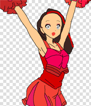 Maria Reynolds As Cheerleader Clipart   Png Download   Cartoon  Transparent Png