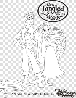 Rapunzel  39 s Tangled Adventure Coloring Pages  HD Png Download