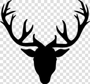 Deer Drawing Clip Art   Clip Art Deer Head  HD Png Download
