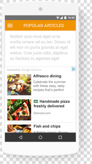 Transparent Ads Png   Native Adsense  Png Download
