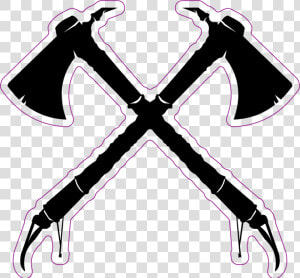 Crossed Tomahawks Sticker   Canal Winchester High School Logo  HD Png Download