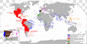 Areas Controlled By Spain  HD Png Download