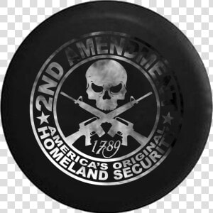2nd Amendment Homeland Security Skull Rifles Dark Smoke   2nd Amendment Wallpaper Hd  HD Png Download
