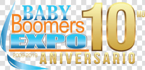 Bbe Logo Aniv   Baby Boomers Expo 2019  HD Png Download