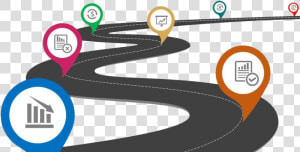 Free Editable Roadmap Powerpoint Template  HD Png Download