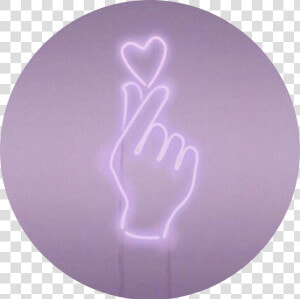  purpleaesthetic  aesthetic  aestheticsticker  purplecircle   Love You In Korean Bts  HD Png Download