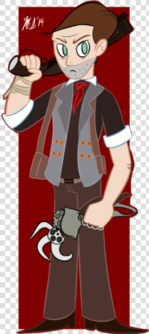 Booker Dewitt   Cartoon  HD Png Download