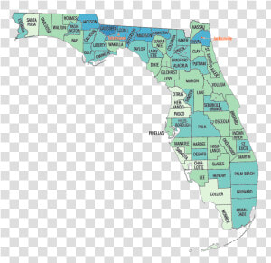 Black Or African American Persons  Percent    Florida Map By Regions  HD Png Download
