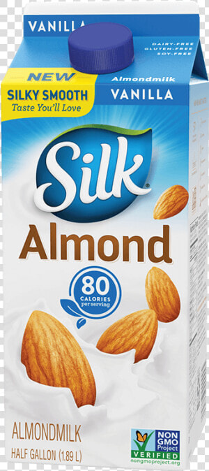 Silk Vanilla Almondmilk   Silk Vanilla  HD Png Download