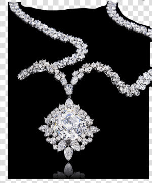 Asscher Cut Gemstones Necklace  HD Png Download