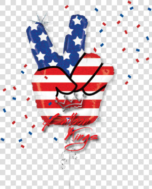 Patriotic Peace   Red White And Blue Peace Sign  HD Png Download