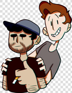 Ayeee I Finally Got To Draw Ryan And Matt   Matt And Ryan Supermega Art  HD Png Download